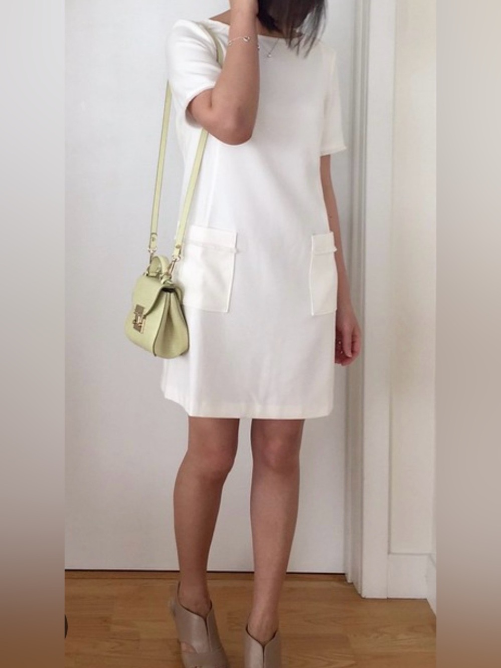 NWT Ann Taylor Loft Fringe Trim Shift Dress